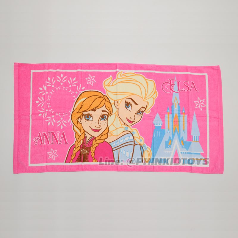 ผ้าขนหนู ผ้าเช็ดตัว ลายเอลซ่า Frozen Elsa