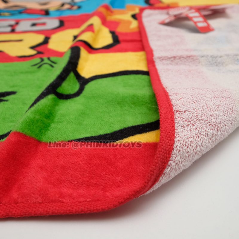 ผ้าขนหนู-ผ้าเช็ดตัวลายซุปเปอร์ฮีโร่มาเวล-Superhero-Marvel-27x54นิ้ว-ลาย02-สีแดง