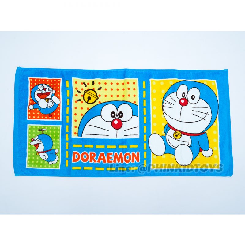 ผ้าขนหนู-ผ้าเช็ดตัวลายโดเรมอน-Doraemon-16x32-นิ้ว-สีฟ้า-ลาย05