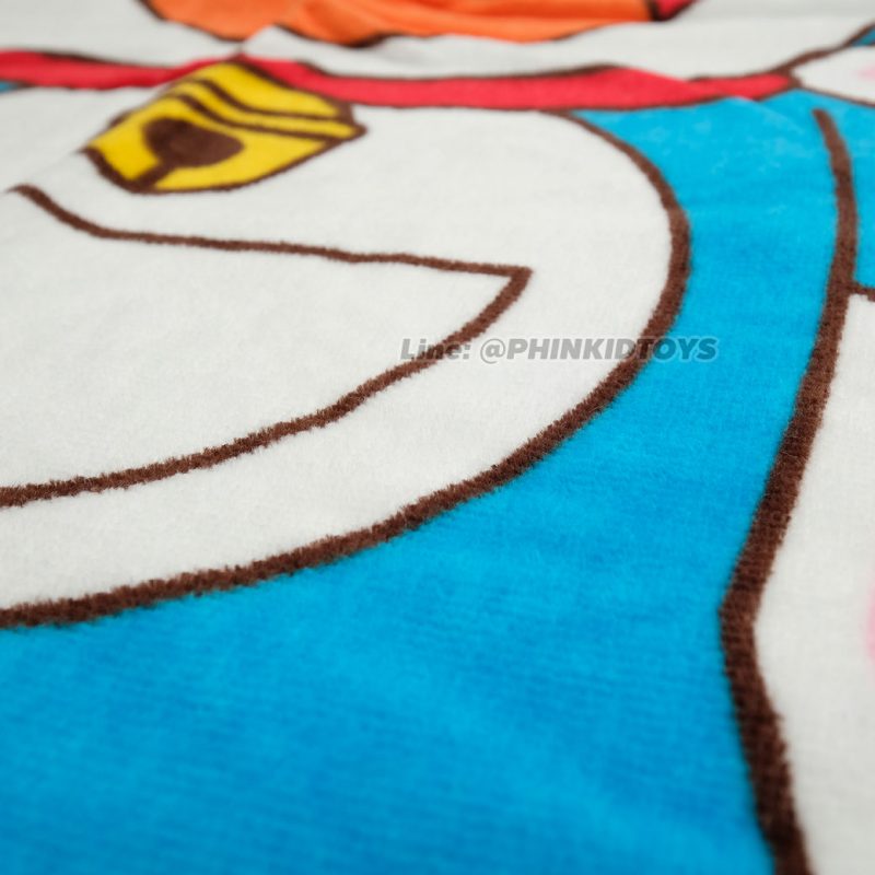 ผ้าขนหนู ผ้าเช็ดตัวลายโดเรมอน Doraemon 30x60 นิ้ว สีฟ้า ลาย04