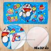 ผ้าขนหนู ผ้าเช็ดผมผืนเล็ก โดราเอมอน Doraemon 16x32 สีฟ้า-ลาย01