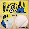 ผ้าขนหนูผืนเล็กมินเนี่ยน minion สีเหลือง-1