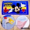 ผ้าขนหนูลายลิขสิทธิ์แท้มิกกี้เม้าส์ Mickey Mouse สีน้ำเงิน-26x52