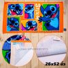 ผ้าขนหนูลายสติซ stitch สีส้ม 26x52 นิ้ว-02