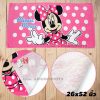 ผ้าขนหนูผืนใหญ่มินนี่เม้า minniemouse สีชมพู-3