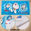 ผ้าขนหนู ผ้าเช็ดตัวผืนใหญ่ โดราเอมอน Doraemon 27x54 สีฟ้า-ลาย03