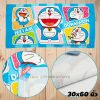 ผ้าขนหนู ผ้าเช็ดตัวลายโดเรมอน Doraemon 30x60 นิ้ว สีฟ้า ลาย04